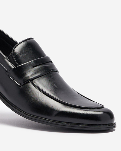 Demi-souliers classiques noirs pour hommes Jerif - Chaussures