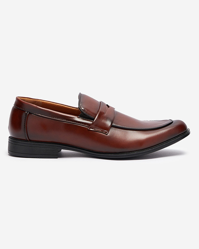 Demi-souliers classiques marron pour hommes Jerif - Chaussures