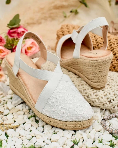 Royalfashion Espadrilles Oleqa à talon pour femme