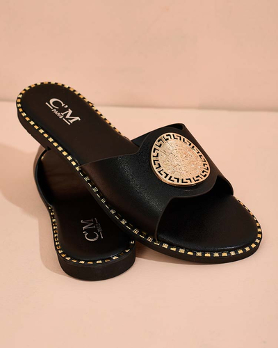 Royalfashion Tongs à semelle plate Misin pour femme