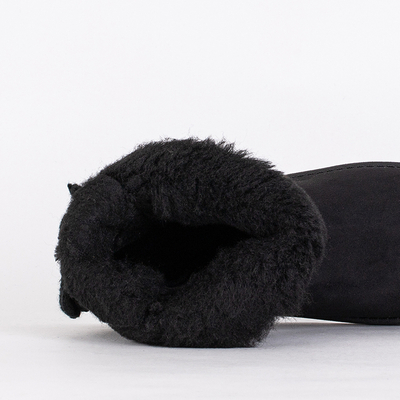 Bottines pour Femmes Aurelia Noires à Talons Plats