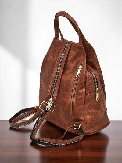 Royalfashion Sac à dos femme en éco-cuir BearStyle MaxiPack