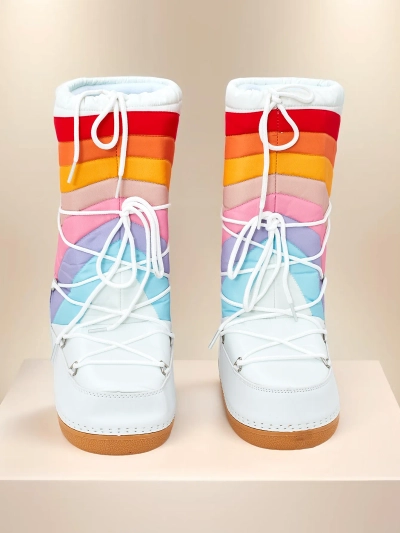 Chaussures de style botte de neige pour femme Royalfashion Tencce