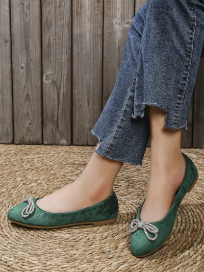 Royalfashion Ballerines pour femmes avec un nœud Ofelna