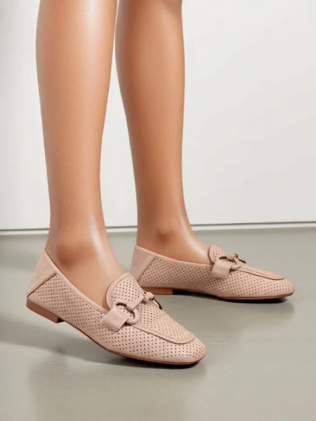 Royalfashion Mocassins perforés pour femmes Laamba