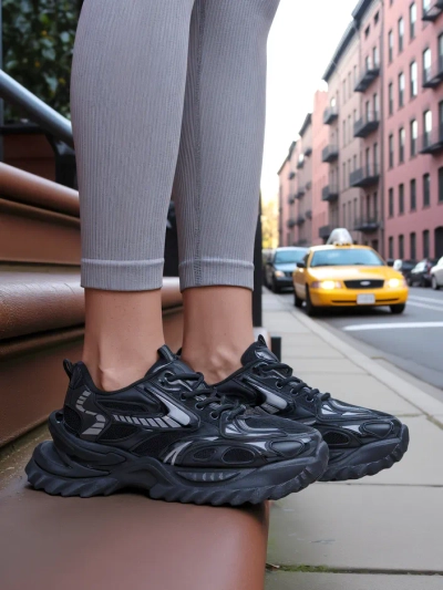 Royalfashion Baskets Vernies pour Femmes Leysi