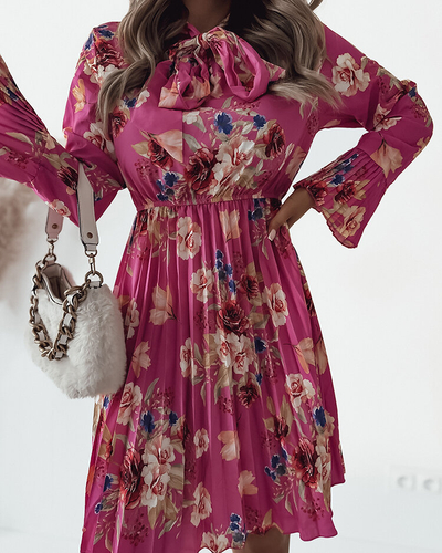 Royalfashion Mini robe florale pour femme