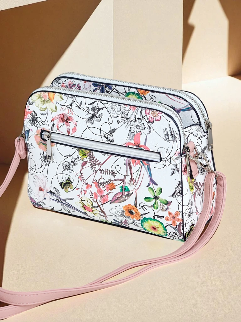 Royalfashion Petit sac à main pour femme en cuir écologique Florentia