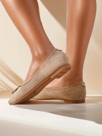 Royalfashion Ballerines pour femmes avec un nœud Zaame