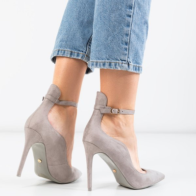 OUTLET Talons aiguilles gris Batya - Chaussures
