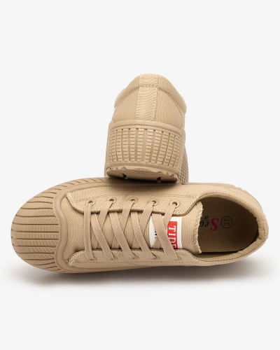 OUTLET Royalfashion Baskets de sport marron clair à plateforme Brigera