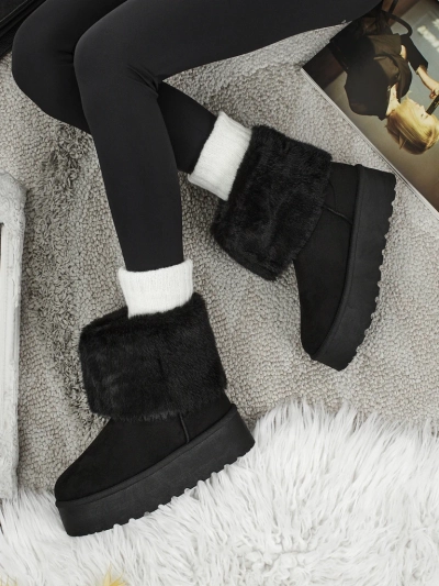 Bottes de neige pour femmes avec fourrure Irelle