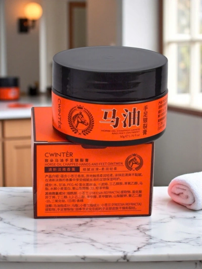 Silveria Winter Oleum — crème pour les mains et les pieds à l'huile de cheval 50g