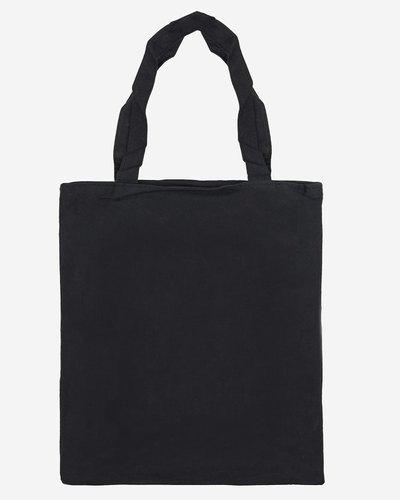 Sac en tissu noir avec imprimé - Accessoires