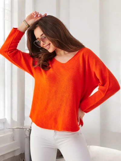 Royalfashion Pull féminin en viscose fin