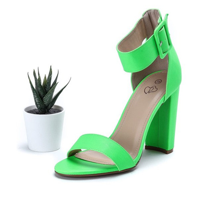 Sandales vert fluo sur poteau Katiea - Footwear