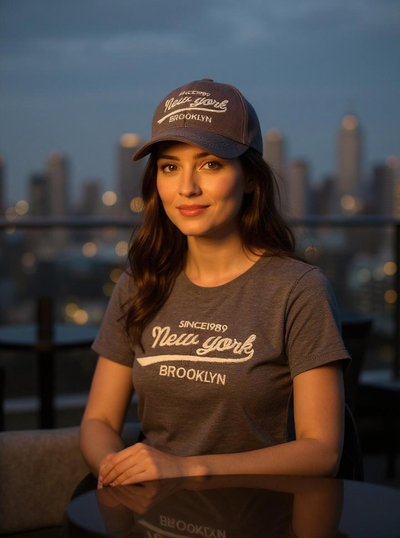 Casquette Royalfashion avec visière New York Brooklyn Unisexe