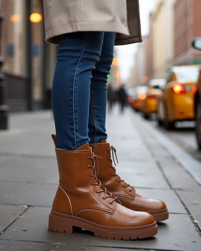 Royalfashion Bottes à lacets Bumalo pour femme