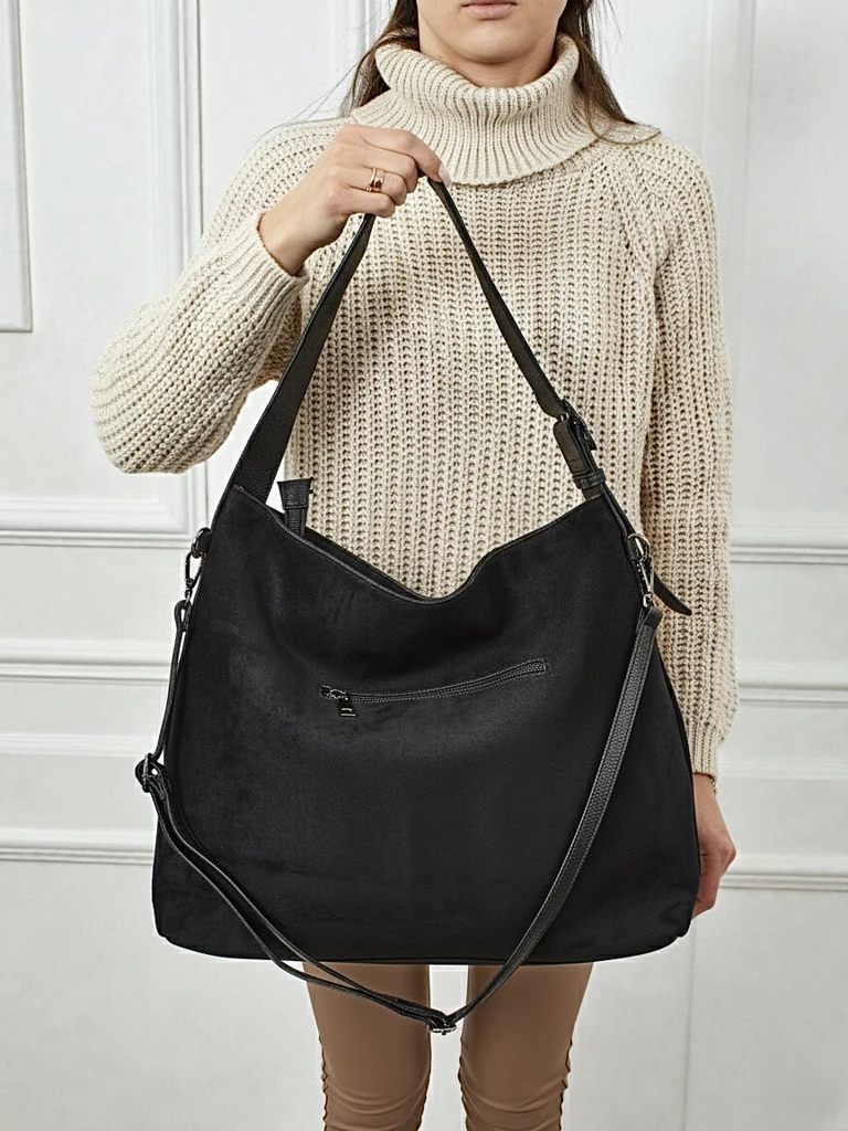 Sac à main shopper pour femmes en éco-daim Donenn