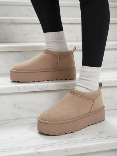 Royalfashion Bottes courtes pour femmes a'la bottes de neige Ozozi