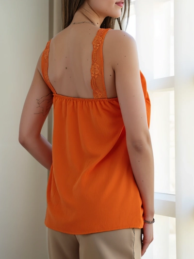 Blouse femme Royalfashion avec bretelles en dentelle