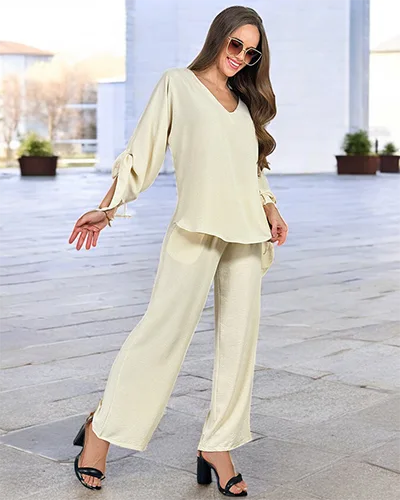 Royalfashion Ensemble décontracté pour femme