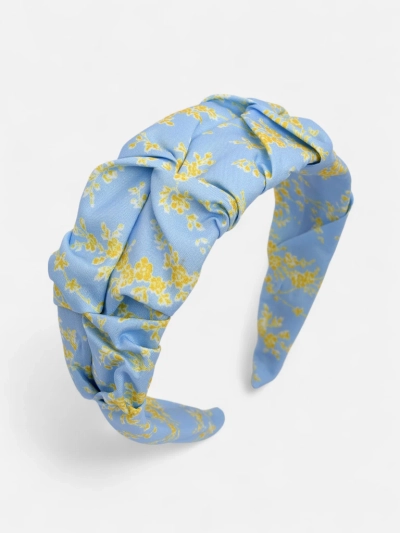 Royalfashion Bandeau à cheveux avec fronces et imprimé