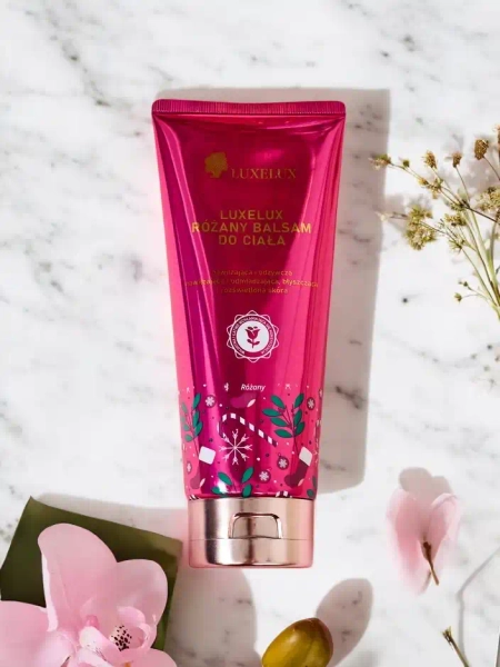 Baume corporel Luxelux au parfum de rose 300 ml