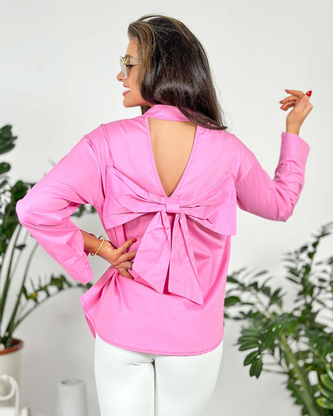 Royalfashion Chemise femme avec nœud