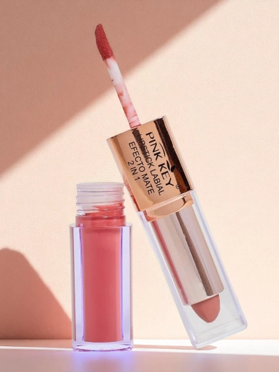 Rouge à lèvres mat en stick et liquide 2-en-1 Cerise Mocha