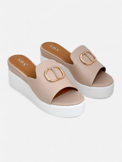 Royalfashion sandales compensées pour femmes Daffin