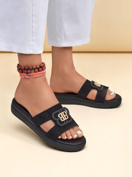 Royalfashion Claquettes plates ChicStep pour femmes