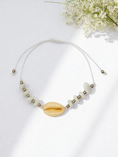 Bracelet pour femme avec un coquillage Charme de bord de mer