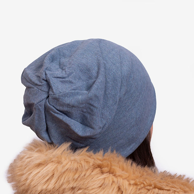 Bonnet isotherme femme bleu marine à étoiles - Accessoires