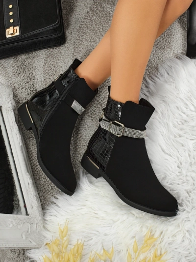 Bottines montantes pour femmes en cuir écologique Arasse
