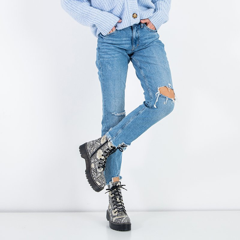 Escarpins femme en peau de serpent Chic Glam - Chaussures