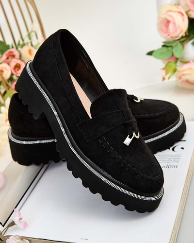 Royalfashion Mocassins pour femmes avec zircons Ali
