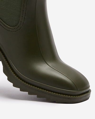 Bottes pour femmes vert foncé Caldala- Footwear