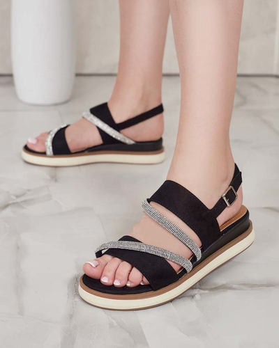 Royalfashion Sandales à talons bas Obissa pour femme