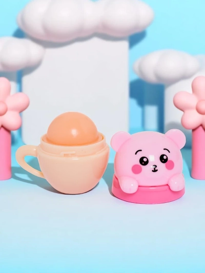 Baume à lèvres pour enfants avec ourson dans une tasse – hydrate et régénère