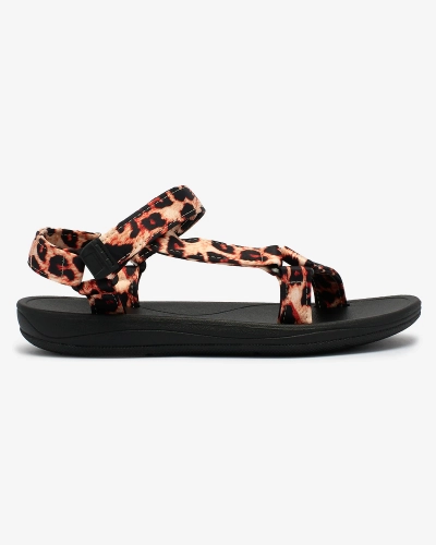 Royalfashion Sandales pour femme beige Leonno