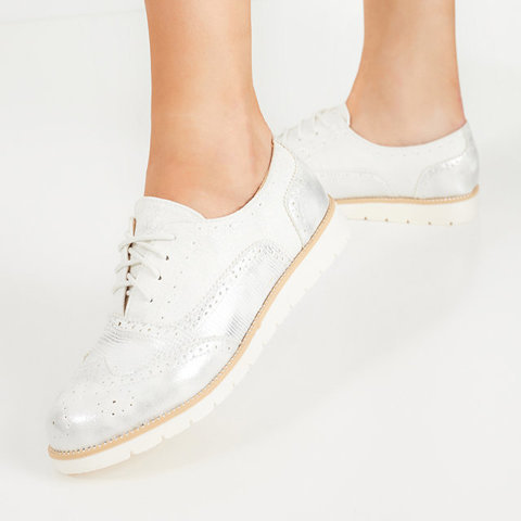 Chaussures à lacets blanches pour femmes Isdiohra - Footwear