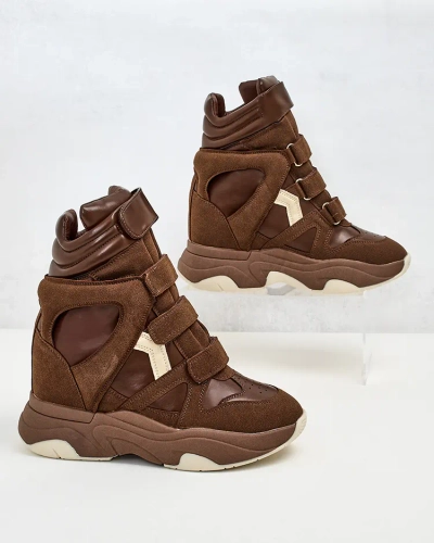 Royalfashion Bottes de sport à talons pour femmes Redittias