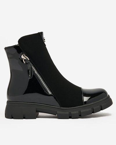 Royalfashion Bottes noires mattes pour femmes Dedaheh