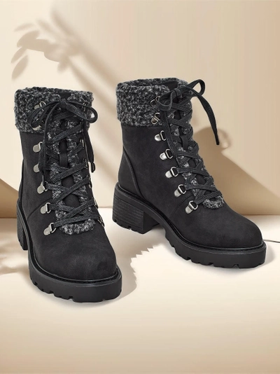 Royalfashion Bottes trapper pour femmes Sawoli