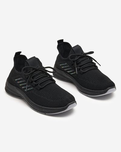 OUTLET Tirre Baskets à enfiler noires pour femmes - Chaussures