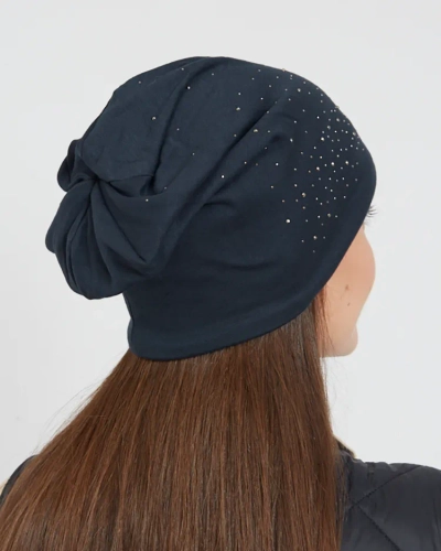Bonnet pour dames Royalfashion avec des strass
