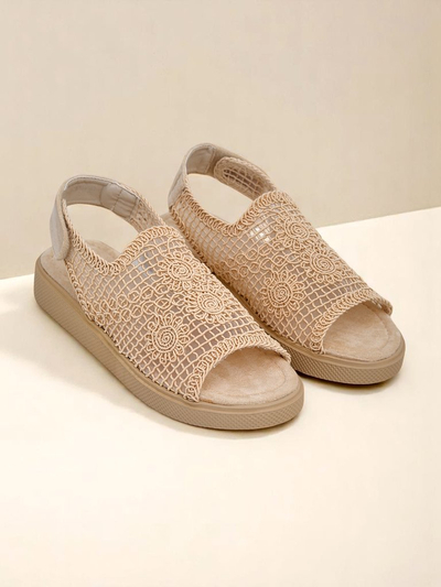 Sandales ajourées pour femme Royalfashion à tige Levay