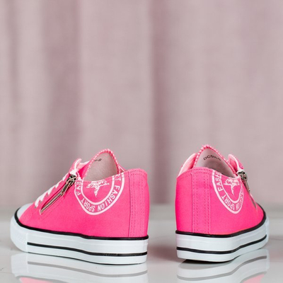 Baskets rose fluo à imprimé Fabiana - Footwear