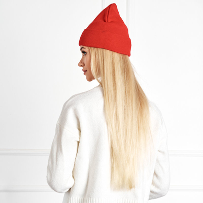 Bonnet double épaisseur femme rouge - Accessoires